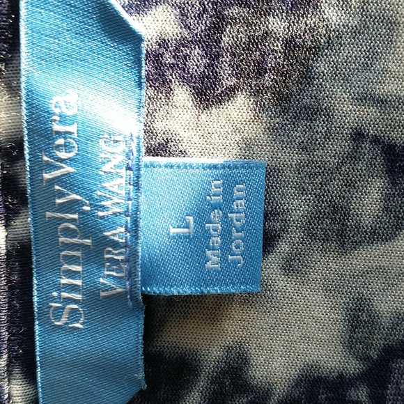 Vera Wang Long Sleeved Top Size L - Picture 4 of 6